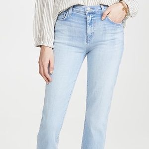 NWT L'agence Sada High Rise Crop Slim Jeans Sz 32